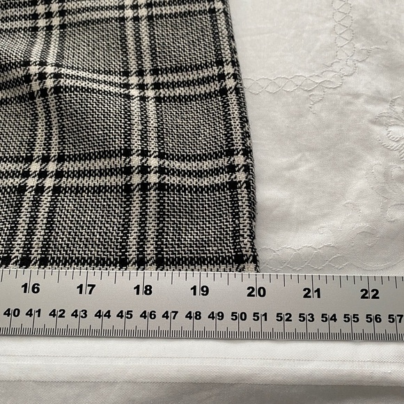 Hyfve Women's Gray / Black Check Skirt with Tie Belt Size Medium - Picture 12 of 13